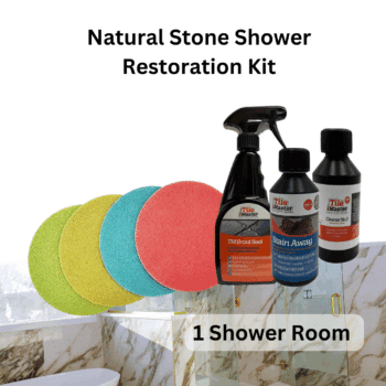 Natural Stone Shower Restoration Kit (Marble • Travertine • Limestone)