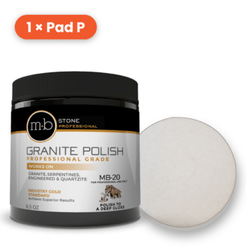 MB-20 Granite Polish with 1 Pad P polishing pad