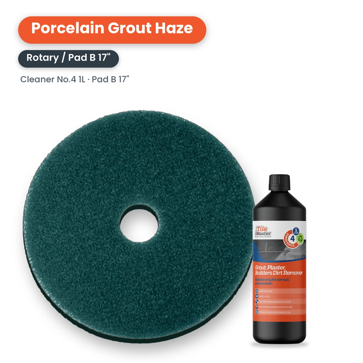 Porcelain Grout Haze Kit – Rotary Machine