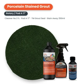 Porcelain Stained Grout Kit, Rotary Machine